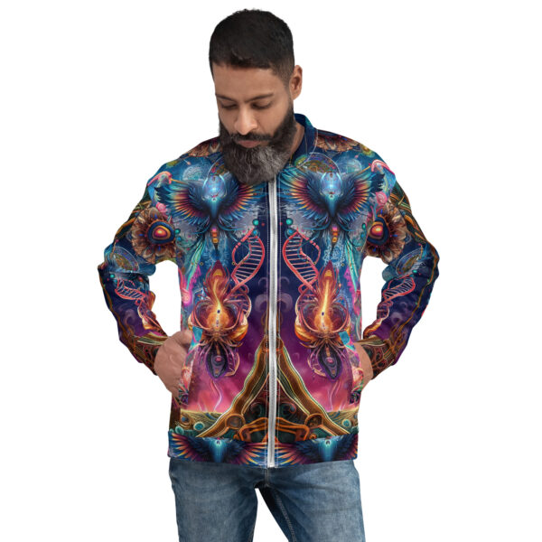 Paralabs Godlike Unisex Fractal Bomber Jacket – Limited Edition - Image 2