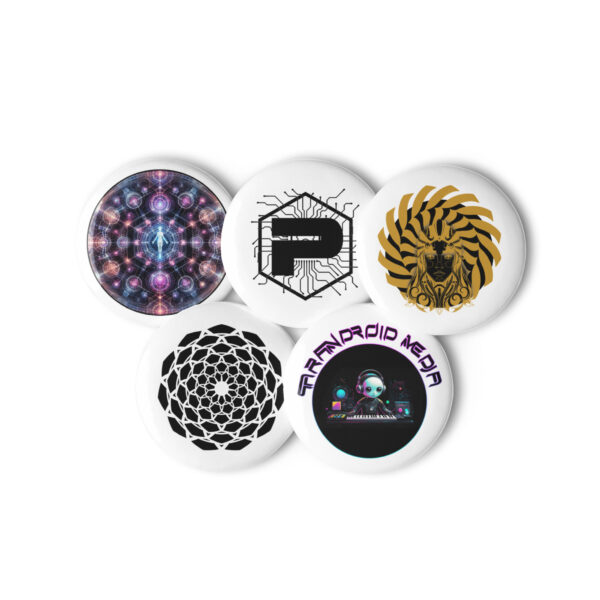 Parandroid Set of pin buttons (Limited Edition) - Image 2