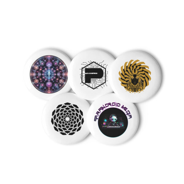 Parandroid Set of pin buttons (Limited Edition) - Image 4