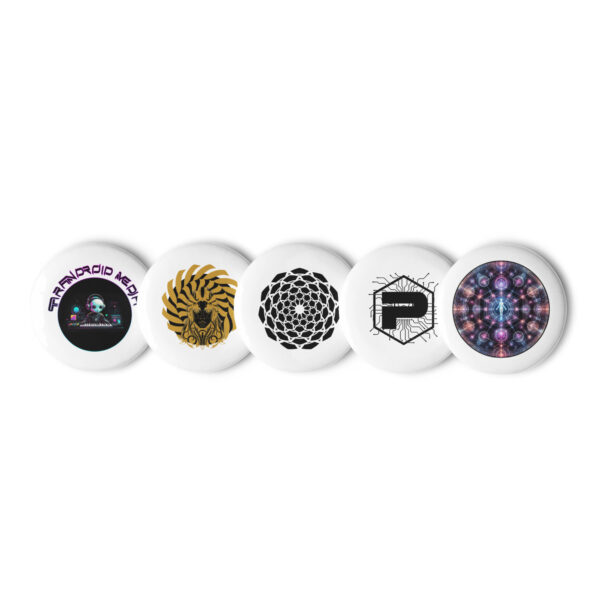 Parandroid Set of pin buttons (Limited Edition) - Image 3