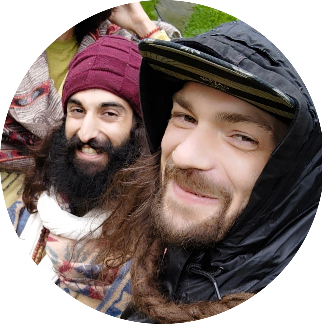 Funny Dudes Samuel Zimmermann, Eliad Mualem, The Sacred In-Between Podcast, India